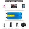 Oiyekntd Power 2000W Pure Sine Wave Inverter, 12V/24V DC to 230V/240V AC view 3