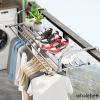 whalebee Expandable Hanging Clothes Drying Rack, Stainless Steel view 2