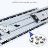 BIENKA 1200 mm Heavy-Duty Drawer Slides, Full Extension, 220 kg Capacity view 3