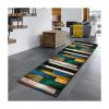 Siunwdiy Hallway Runner Rug 120 x 120 cm, Non-Slip Modern Wood-Grain Pattern view 3