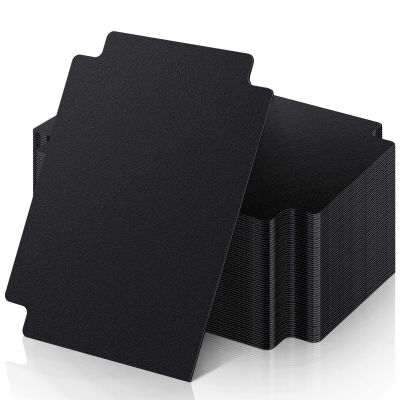 60-Piece Card Dividers, Black, Playing Card Separators, TCG Dividers, Card Collection Organizer, Card Sorters, Fits Playing Cards, 7.9 x 9.5 cm
