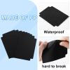 60-Piece Card Dividers, Black, Playing Card Separators, TCG Dividers, Card Collection Organizer, Card Sorters, Fits Playing Cards, 7.9 x 9.5 cm view 3