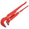 WEDO 90°-Angled Swedish Pipe Wrench, 560 mm, 16 mm Maximum Jaw Opening view 1