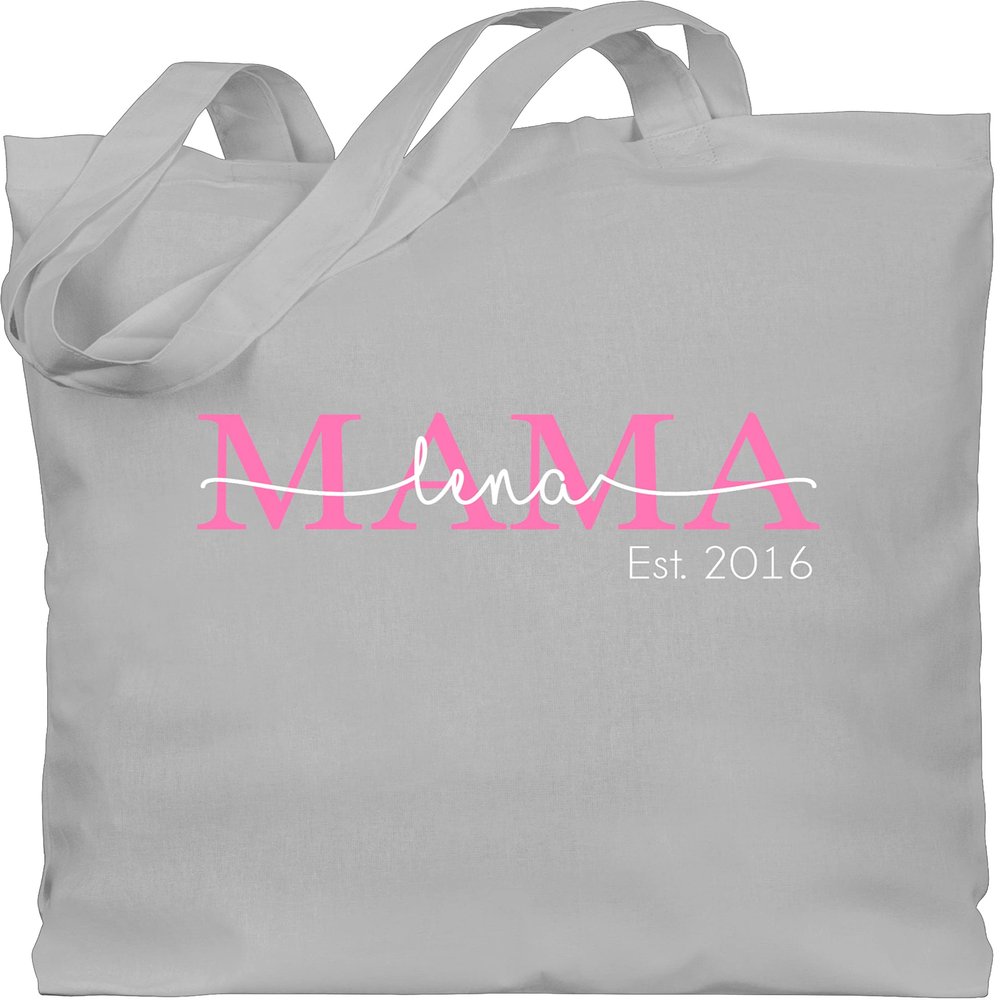 Cotton Tote Bag – Mama Mom Mutti Mother’s Day Gift – Light Gray