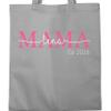 Cotton Tote Bag – Mama Mom Mutti Mother’s Day Gift – Light Gray view 4