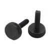 WILLWA GB835 DIN653 Black Steel Knurled Flat-Head Thumb Screws, M6 × 16 mm, 5 pcs view 1