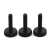 WILLWA GB835 DIN653 Black Steel Knurled Flat-Head Thumb Screws, M6 × 16 mm, 5 pcs view 3