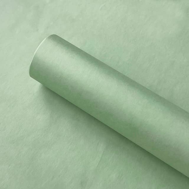 70 × 50 cm Solid-Color Flower Wrapping Paper, Waterproof Translucent Gift Wrap