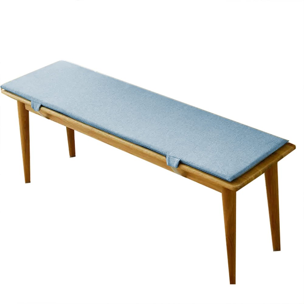 XIEMINLE Non-Slip Bench Cushion, 200 x 35 x 3 cm, Blue
