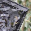 KOOEIN Reinforced Camouflage Net, Black Military Camouflage Netting, Jungle Hunting Net, Car/Garden Cover, Black, 2 × 3 m (6.6 × 9.8 ft) view 1