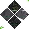 KOOEIN Reinforced Camouflage Net, Black Military Camouflage Netting, Jungle Hunting Net, Car/Garden Cover, Black, 2 × 3 m (6.6 × 9.8 ft) view 3