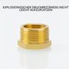 profiwoab Brass Reducer, 3/4" Male to 1/2" Female view 3