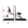 HIHELO Metal Bookends for Shelves and Bookcases view 2
