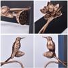 HIHELO Metal Bookends for Shelves and Bookcases view 3