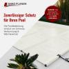 ANKO PLANEN Rectangular Pool Cover, Roll-Up Safety Cover, 680 g/m², Light Gray RAL 7035, 4 m x 8.5 m view 2
