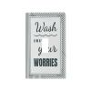 Wash Away Your Worries Wall Light Switch Cover, Decorative Wall Plate for Home, 11.5 x 7 cm view 1