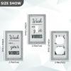 Wash Away Your Worries Wall Light Switch Cover, Decorative Wall Plate for Home, 11.5 x 7 cm view 2