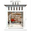 Wedding Lantern with Names and Date (Lucky Red Hearts) view 2
