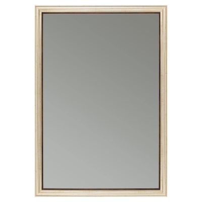 CLAMARO Emma Baroque Wall Mirror 30 x 70 cm, Champagne Gold, Solid Wood Frame