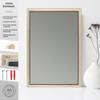 CLAMARO Emma Baroque Wall Mirror 30 x 70 cm, Champagne Gold, Solid Wood Frame view 3