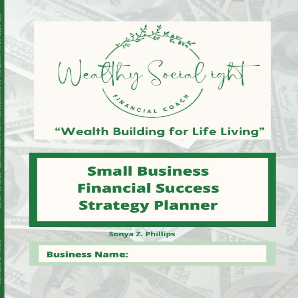 Wealthy Socialight Small Business Financial Success Strategy Planner