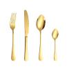 24-Piece Rose Gold Stainless Steel Flatware Set view 2