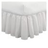 Ruffled Bed Skirt for Bedroom (White, Size 1 view 1