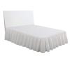 Ruffled Bed Skirt for Bedroom (White, Size 1 view 2