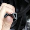 1/2/3/5/10 m Black Rubber Edge Trim, U-Profile Sealing Strip, 2 m, 3 x 15 mm view 3