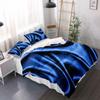 huitutu Blue Microfiber Bedding Set 200 x 220 cm with Hidden Zipper view 4