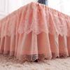 Ruffled Bed Skirt, Polyester-Cotton, Soft and Breathable, Multicolor, 200x220x45 cm view 1