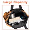 Large Tote Bag & Insulated Lunch Bag Set, Wild Tiger Stripes, Multicolor, One Size view 2