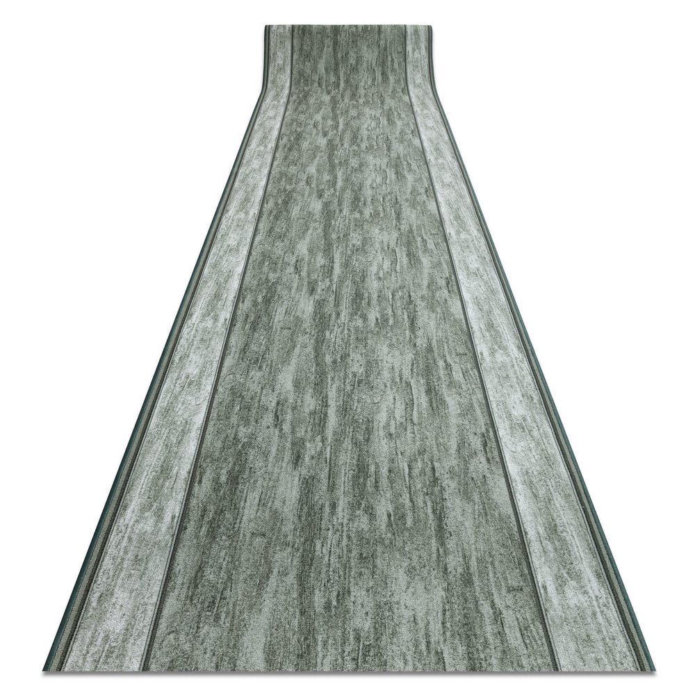 rugsx Rama Non-Slip Rug Runner – Modern Low-Pile Runner for Kitchen, Hallway & Living Room, Sold by the Meter, Green, 80 x 490 cm