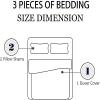 DBEES Paris Eiffel Tower Microfiber Bedding Set, 200 × 200 cm, Duvet Cover 200 × 232 cm, with 2 Pillowcases 80 × 80 cm view 2