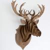 Retro MDF Reindeer Wall Decor, 48.5 × 65 cm view 2