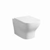 Kiamami Valentina Swing Wall-Hung Rimless Toilet with Seat view 1