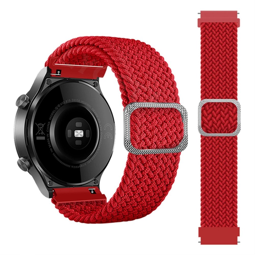 CEKGDB Braided Smartwatch Band for Garmin Vivoactive 3/4, Venu 2, Forerunner 645/245/158/745, Vivomove HR, 20/22 mm, Agate