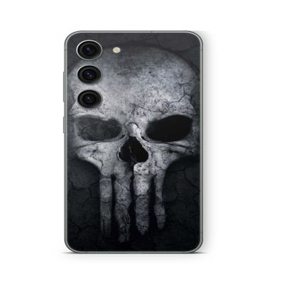 Skins4u Protective Skin Cover Design Film Scratch-Protection Sticker Compatible with Samsung Galaxy S22 Hard Skull