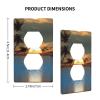 Beach Sunrise Duplex Outlet Wall Plate Cover view 4