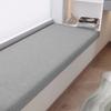 XIEMINLE Bay Window Seat Cushion, Non-Slip, Removable and Washable Bench Cushion, 120 x 45 x 3 cm, Gray 1 view 1