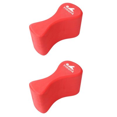 FANGO 2X Pull Buoy Swimming Training Leg Float for Adults and Teens, EVA, Red