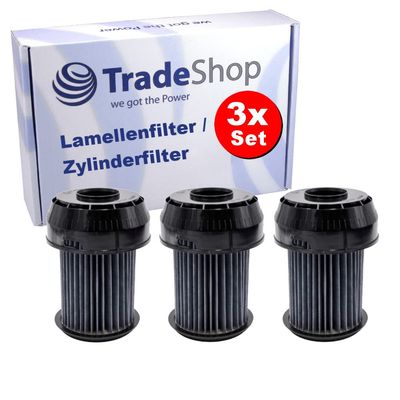 3-Pack Trade-Shop Cylinder/HEPA Motor Filters for Bosch BGS 618