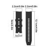 Compatible Silicone Sport Replacement Band for Amazfit GTR 2e / GTR 2, Black view 3