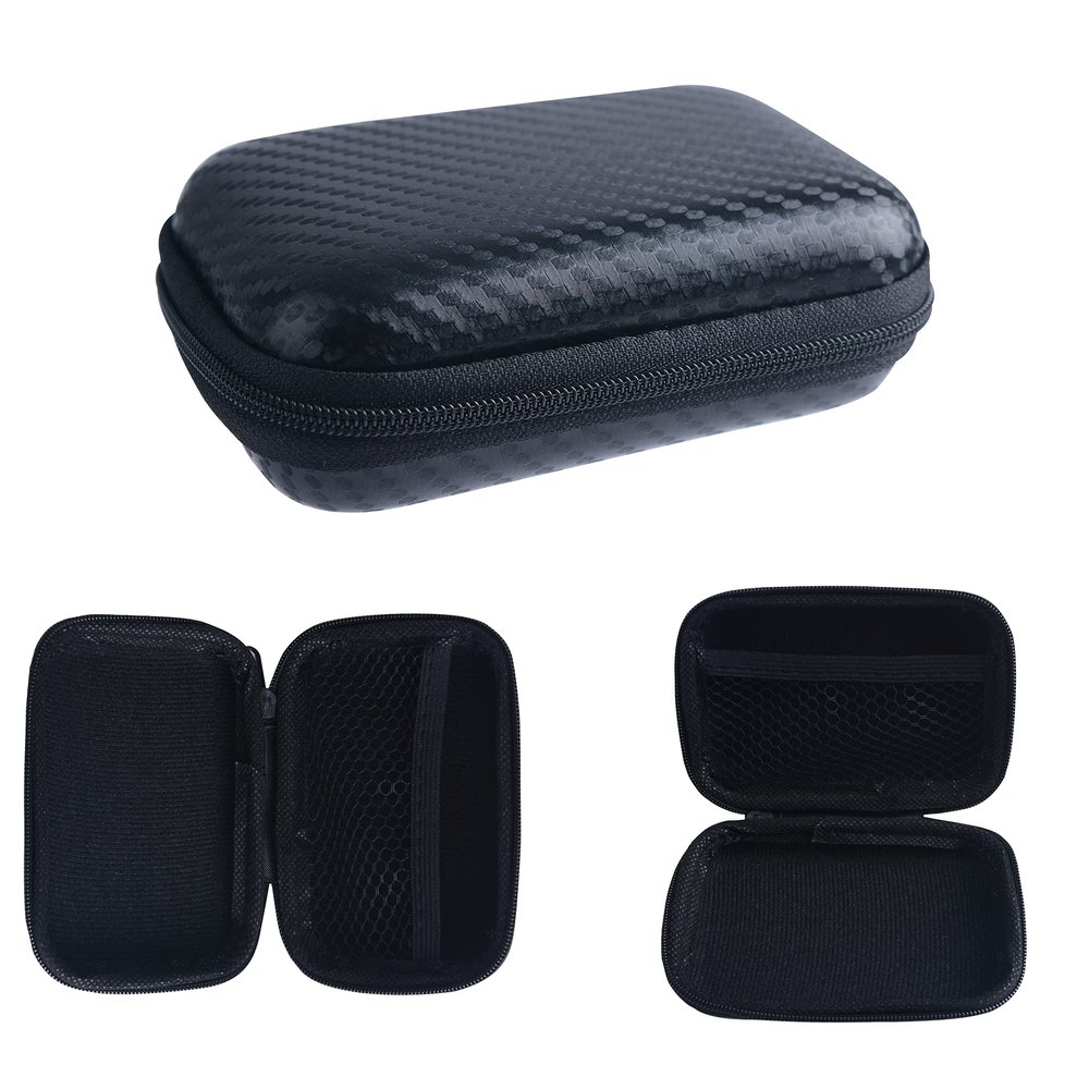 Wolfteeth Mini 4.7-Inch Odor-Free Vape Case Holder, Black Handheld Travel Bag (Empty Case Only)