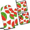 4-Piece Watermelon Oven Mitt and Pot Holder Set view 1
