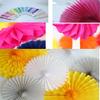 12-Piece Deep Blue Paper Fan Garland Set, 10 cm view 2