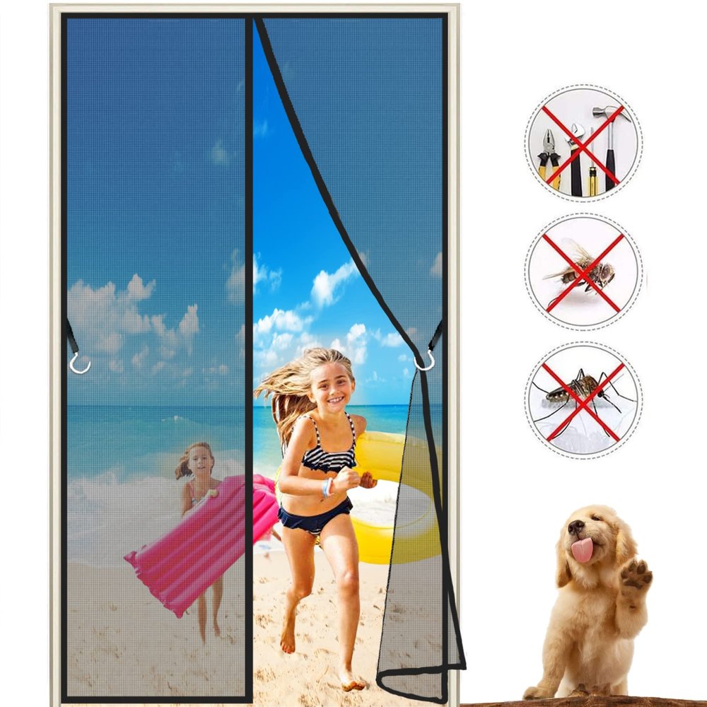 Magnetic Fly Screen Door, 165 x 270 cm, Anthracite