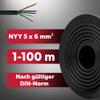 siwitec NYY-J 5 x 6 mm Underground Cable, Black, 99 m view 3