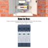 DC Surge Protection Device, DIN Rail-Mounted Flame-Retardant PC, 40kA 3P SPD for Photovoltaic Systems, Pluggable view 3