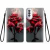 KARTXITAI Wallet Flip Case Compatible with Honor X20 SE, Red Roses and Fire view 1